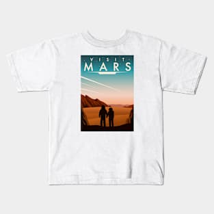 Visit Mars | Futuristic Tourism Poster Kids T-Shirt